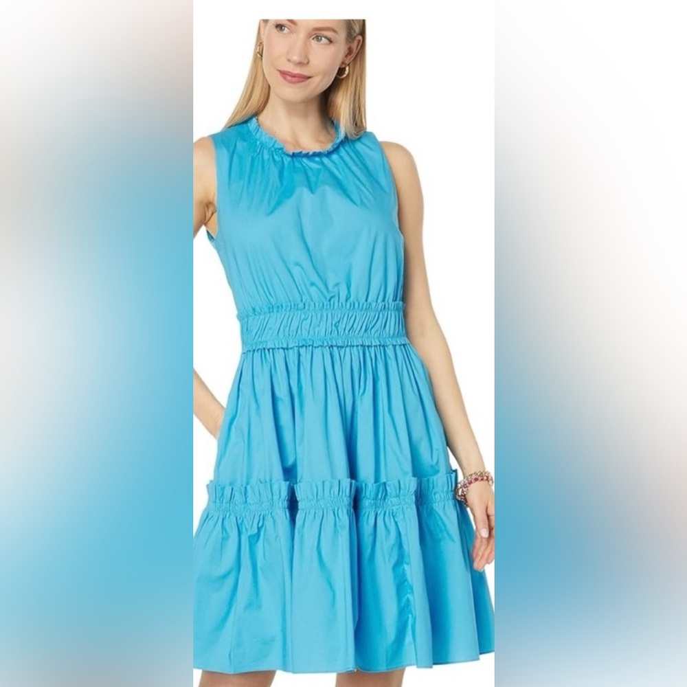 Lilly Pulitzer knee length turquoise cotton dress
